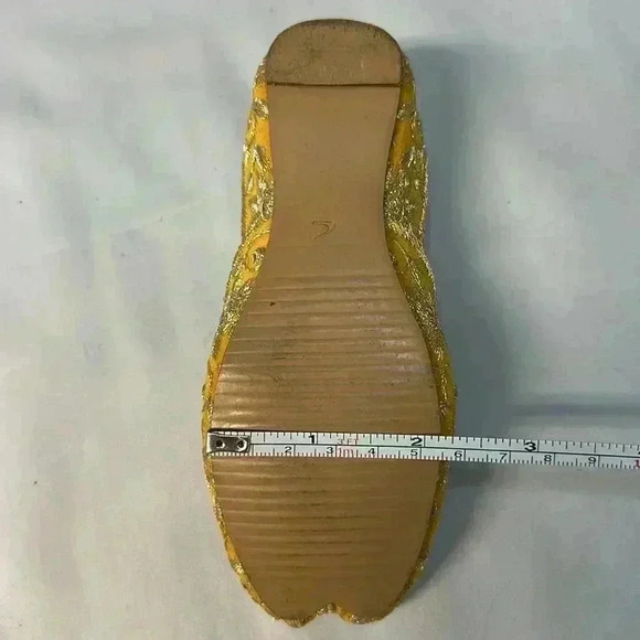 Traditional Afghani Slippers/Jutti shoes /party shoes  - Size 5 - Picture 10 of 11